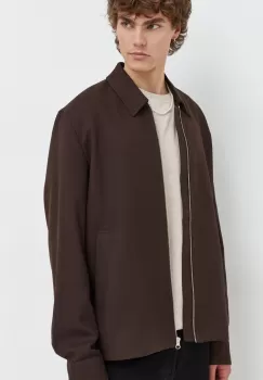 Les Deux geaca barbati, culoarea maro, de tranzitie imagine