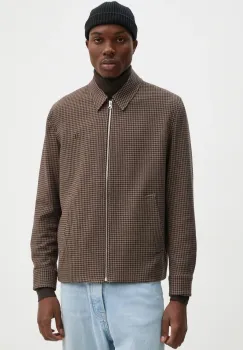 Les Deux geaca barbati, culoarea maro, de tranzitie, LDM610159 imagine