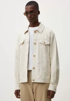 Les Deux geaca cu aspect de camasa culoarea bej, de tranzitie, LDM610145 imagine