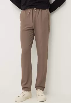 Les Deux pantaloni barbati, culoarea bej, cu fason chinos, LDM501101 imagine