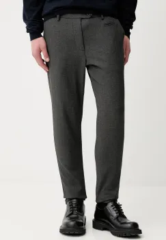 Les Deux pantaloni culoarea gri, mulata, 1000915 imagine