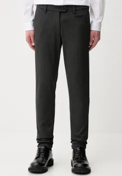 Les Deux pantaloni culoarea gri, mulata, 100501001 imagine