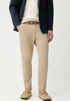 Les Deux pantaloni culoarea verde, drept, 1000792 imagine