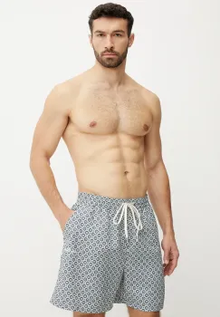 Les Deux pantaloni scurti de baie culoarea turcoaz, LDM540029 imagine