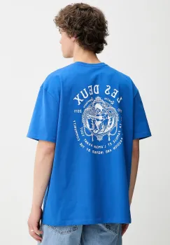Les Deux tricou din bumbac cu imprimeu, 1000216 imagine