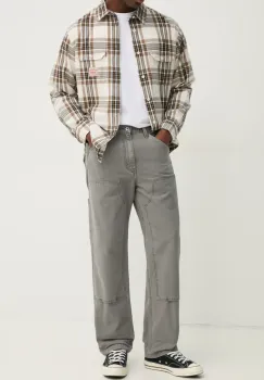 Levi's blugi din bumbac 568 LOOSE STRT DBL KNEE barbati A7367 imagine