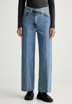 Levi's blugi wide leg pentru femei RIBCAGE WL BELTED imagine
