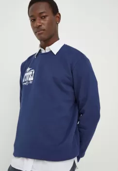 Levi's bluza barbati, culoarea albastru marin, cu imprimeu imagine