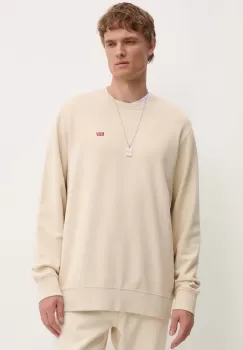 Levi's bluza barbati, culoarea bej, neted imagine