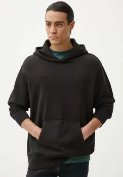 Levi's bluza barbati, culoarea negru, cu gluga, neted imagine