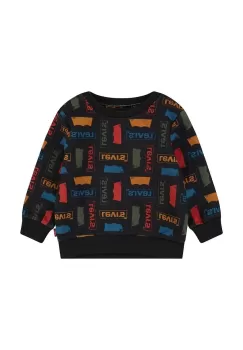 Levi's bluza bebe culoarea negru, modelator imagine
