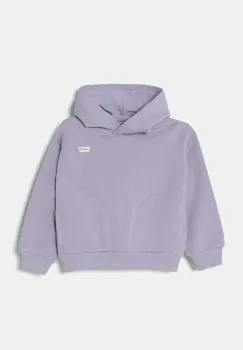 Levi's bluza copii BATWING CHEST HIT HOODIE culoarea violet, cu gluga, neted, 3EL078 imagine