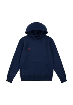 Levi's bluza copii MINI BATWING HOODIE culoarea albastru marin, cu gluga, neted, 8EL452 imagine