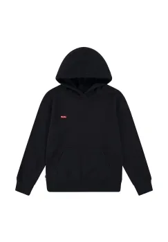 Levi's bluza copii MINI BATWING HOODIE culoarea negru, cu gluga, neted, 9EL452 imagine