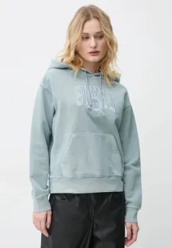 Levi's bluza femei, cu gluga, cu imprimeu imagine