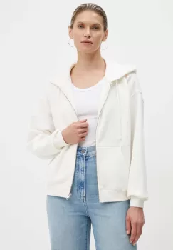 Levi's bluza femei, culoarea bej, cu gluga, neted, A5945 imagine