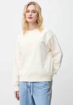 Levi's bluza femei, culoarea bej, cu imprimeu imagine