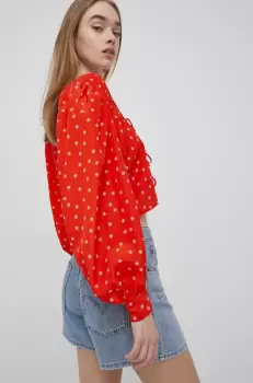 Levi's bluza femei, culoarea rosu, imagine