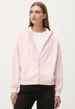 Levi's bluza femei, culoarea roz, cu gluga, neted, A5945 imagine