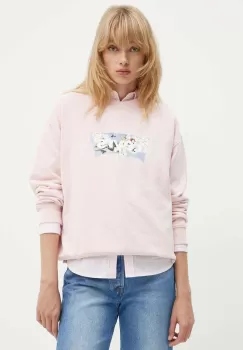 Levi's bluza femei, culoarea roz, neted, A8800 imagine