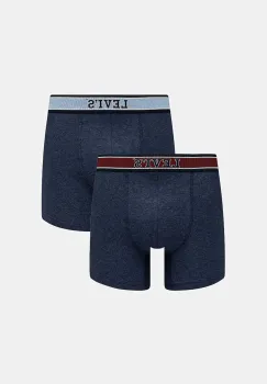 Levi's boxeri 2-pack barbati, culoarea albastru marin, 37149-1020 imagine