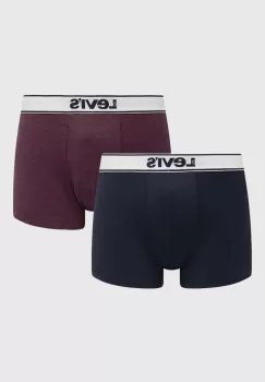 Levi's boxeri 2-pack barbati, culoarea violet imagine