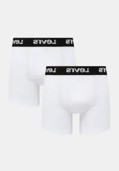 Levi's boxeri 2-pack culoarea alb, 37149-1194 imagine
