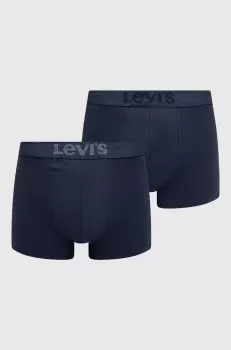 Levi's Boxeri (2-pack) culoarea albastru marin imagine