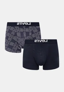 Levi's boxeri 2-pack culoarea bleumarin, 37149-1172 imagine
