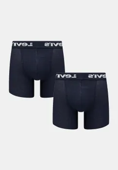 Levi's boxeri 2-pack culoarea bleumarin, 37149-1192 imagine