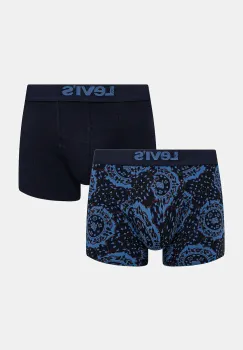 Levi's boxeri 2-pack culoarea bleumarin, 37149-1206 imagine