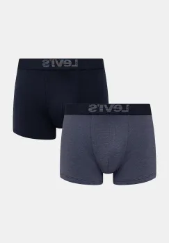 Levi's boxeri 2-pack culoarea bleumarin, 37157-1307 imagine