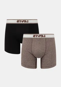 Levi's boxeri 2-pack culoarea maro, 37149-1167 imagine