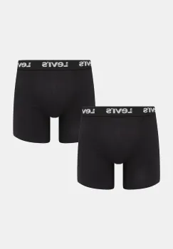 Levi's boxeri 2-pack culoarea negru, 37149-1191 imagine