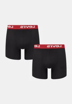 Levi's boxeri 2-pack culoarea negru, 37149-1196 imagine