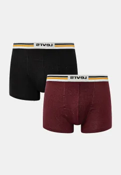 Levi's boxeri 2-pack culoarea rosu, 37149-1222 imagine