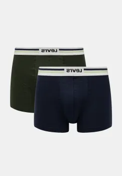 Levi's boxeri 2-pack culoarea verde, 37149-1091 imagine