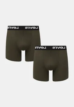 Levi's boxeri 2-pack culoarea verde, 37149-1195 imagine