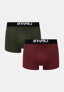 Levi's boxeri 2-pack culoarea verde, 37149-1223 imagine