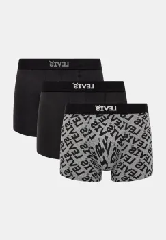 Levi's boxeri 3-pack barbati, culoarea negru, 37149-1033 imagine