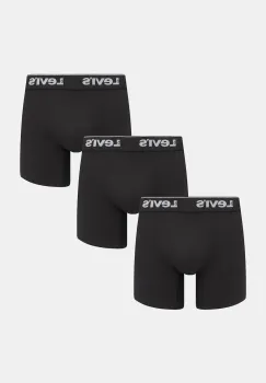 Levi's boxeri 3-pack culoarea negru, 37149-1199 imagine