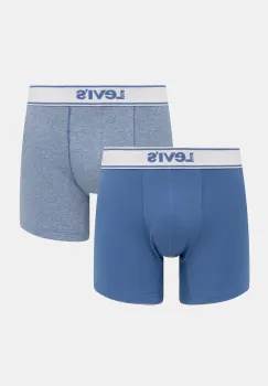 Levi's boxeri pentru barbati, din bumbac cu elastan, pachet de 2 imagine