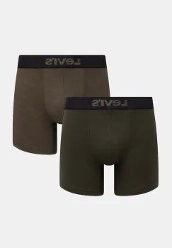 Levi's boxeri pentru barbati, din bumbac cu elastan, pachet de 2 imagine