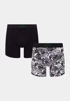 Levi's boxeri pentru barbati, din bumbac cu elastan, pachet de 2 imagine