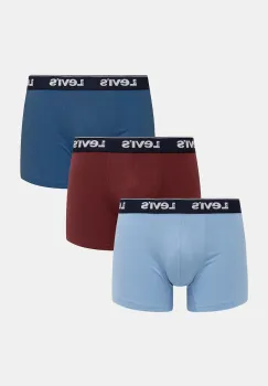 Levi's boxeri pentru barbati, din bumbac cu elastan, pachet de 3 imagine