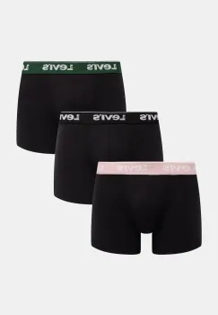 Levi's boxeri pentru barbati, din bumbac cu elastan, pachet de 3 imagine