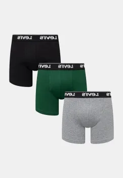 Levi's boxeri pentru barbati, din bumbac cu elastan pachet de 3 imagine