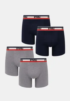 Levi's boxeri pentru barbati, din bumbac cu elastan, pachet de 4 imagine