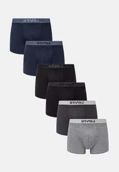 Levi's boxeri pentru barbati, din bumbac cu elastan, pachet de 6 imagine