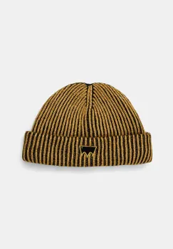 Levi's caciula culoarea negru, din tricot gros, 000J9-0000 imagine